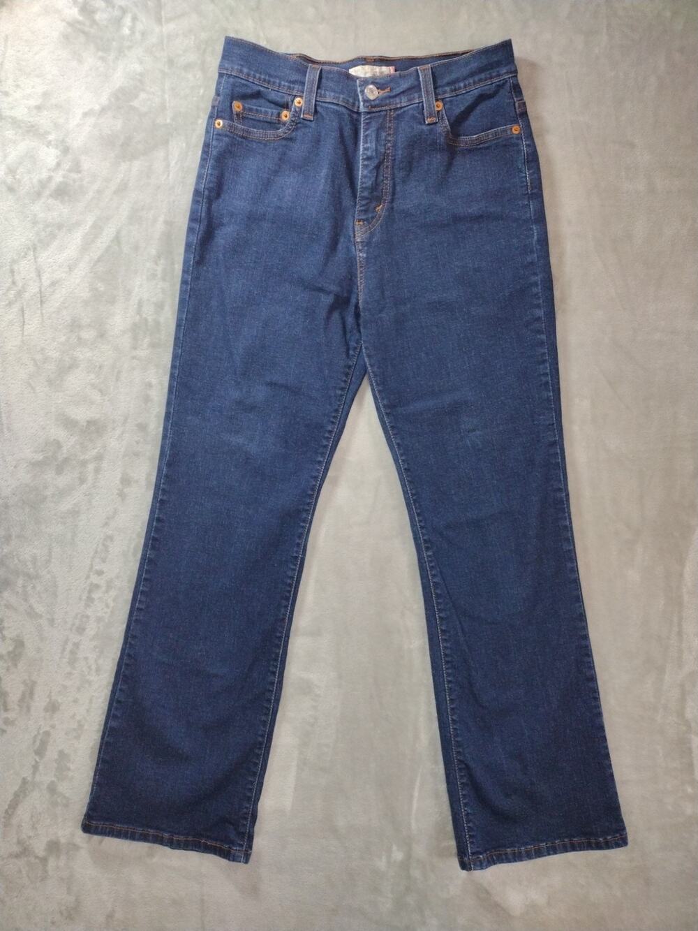 Vtg Levi's 512 Jeans Womens 10 Mis Dark Wash High Waisted Straight Slim Retro 90